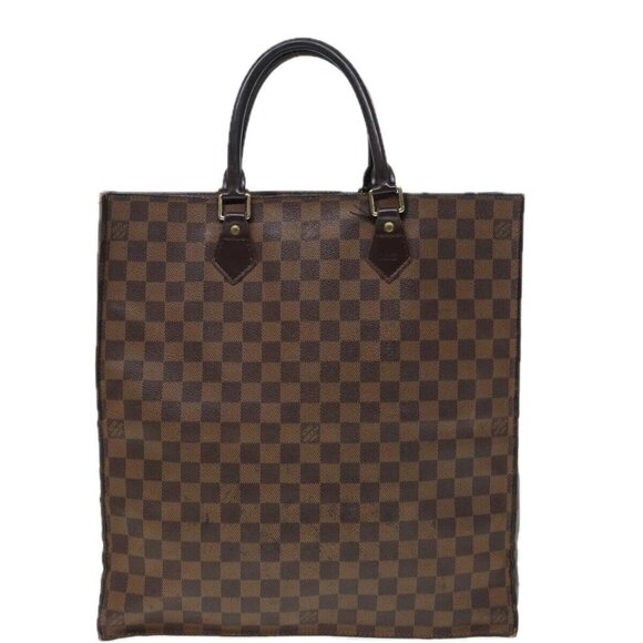 LOUIS VUITTON Damier Ebene Sac Plat Hand Bag - Picture 10 of 16